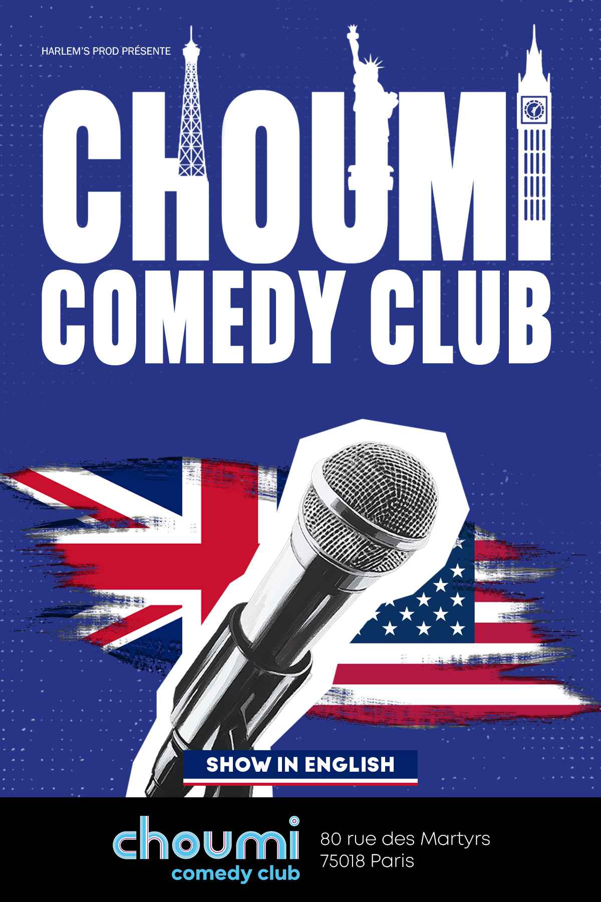 Choumi Comedy Club in English